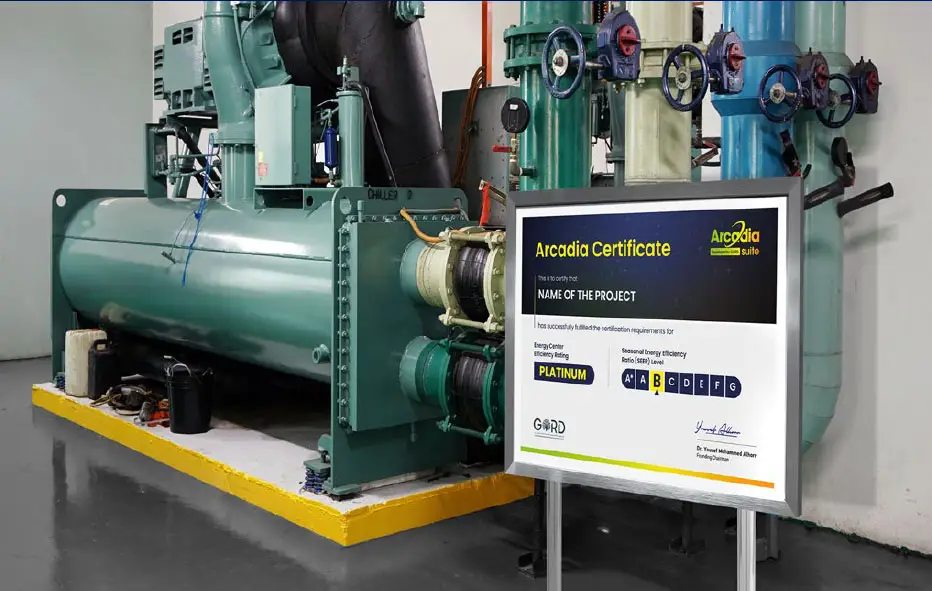 Assess and improve energy center performance with GORD’s Efficiency Label, evaluating SEER and cooling output for district cooling and chilled water systems